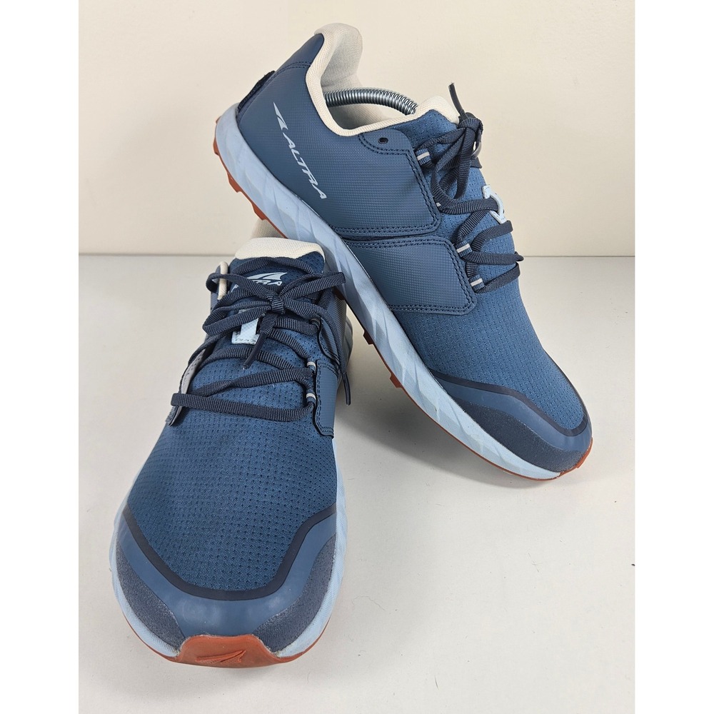 Altra Superior 5 Mens 11.5 Trail Running Shoes Sneakers Low Top Blue Slate